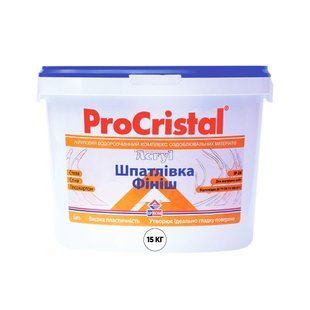 Шпаклевка финишная ProCristal Finish Acryl IR-24 15 кг i00200318 фото