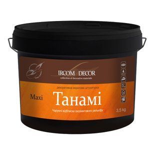 Декоративна штукатурка Ircom Decor Танамі Maxi Sіlver 3,5 кг i00801835 фото